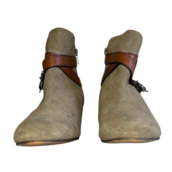 Coach Pauline Suede Booties in Slate Size 10 - Picture 5 of 14